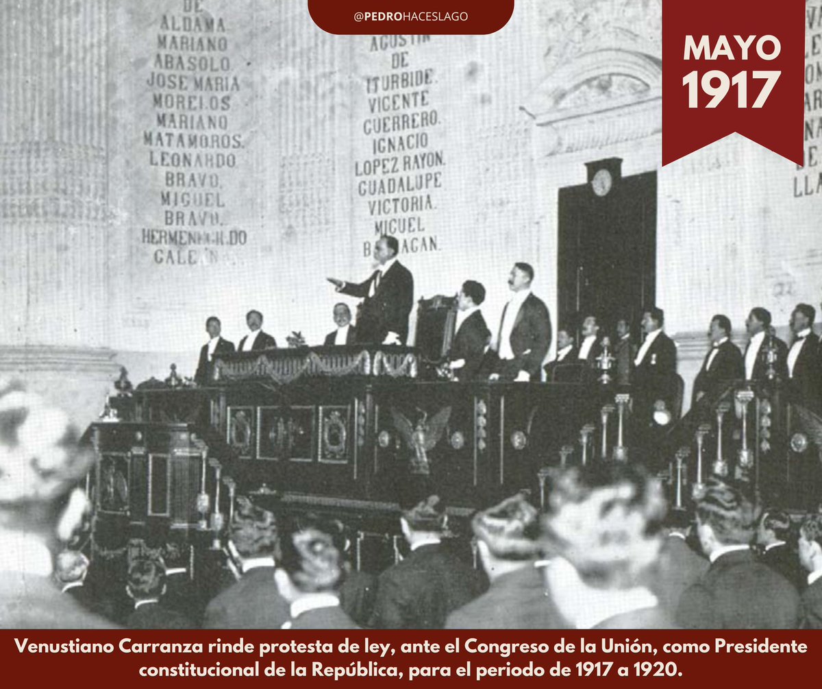 PedroHacesL's tweet photo. Foto histórica de Venustiano Carranza en el Palacio Legislativo de Donceles 👇

Revolucionario y promotor de una de las constituciones más progresistas de su tiempo. 🇲🇽📖

#CDMX #Revolución #HistoriaTlalpan #DatosHistoricos https://t.co/g829NiYNi2