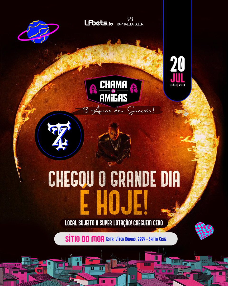 FALTA POUCO, ZONA OESTE! 🔥

Tz da coronel + Pagobinho + DJs 
Somos mais de 6Mil pessoas envolvidas 

CHEGUEM CEDO, SUJEITO A LOTAÇÃO ⚠️