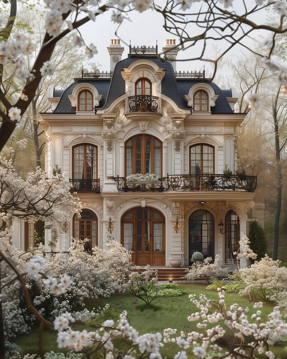 Adorned in floral beauty.