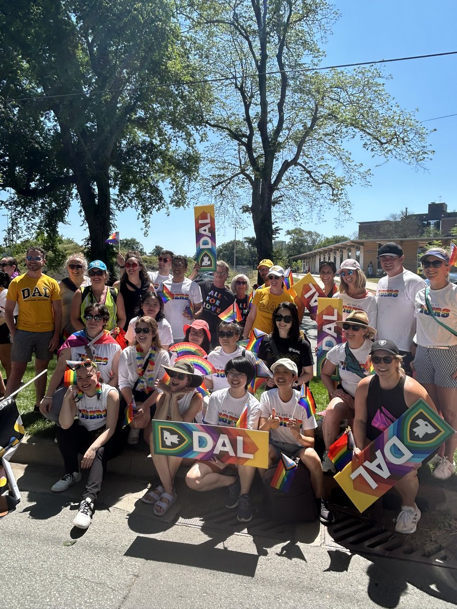 Dal_Alumni's tweet photo. What a wonderful day for the Halifax Pride parade! 🌈 https://t.co/AtD1rmGclI