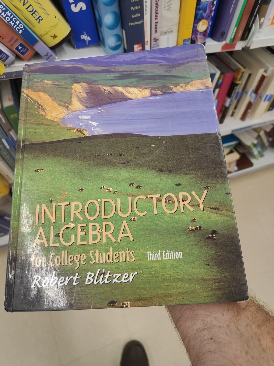 martinmrmar's tweet image. My weekend trip to a local thrift store and look what I found..... If you are new to math or haven't done any math in ages.... give these a try. We all had to start somewhere. It's never too late to start learning!