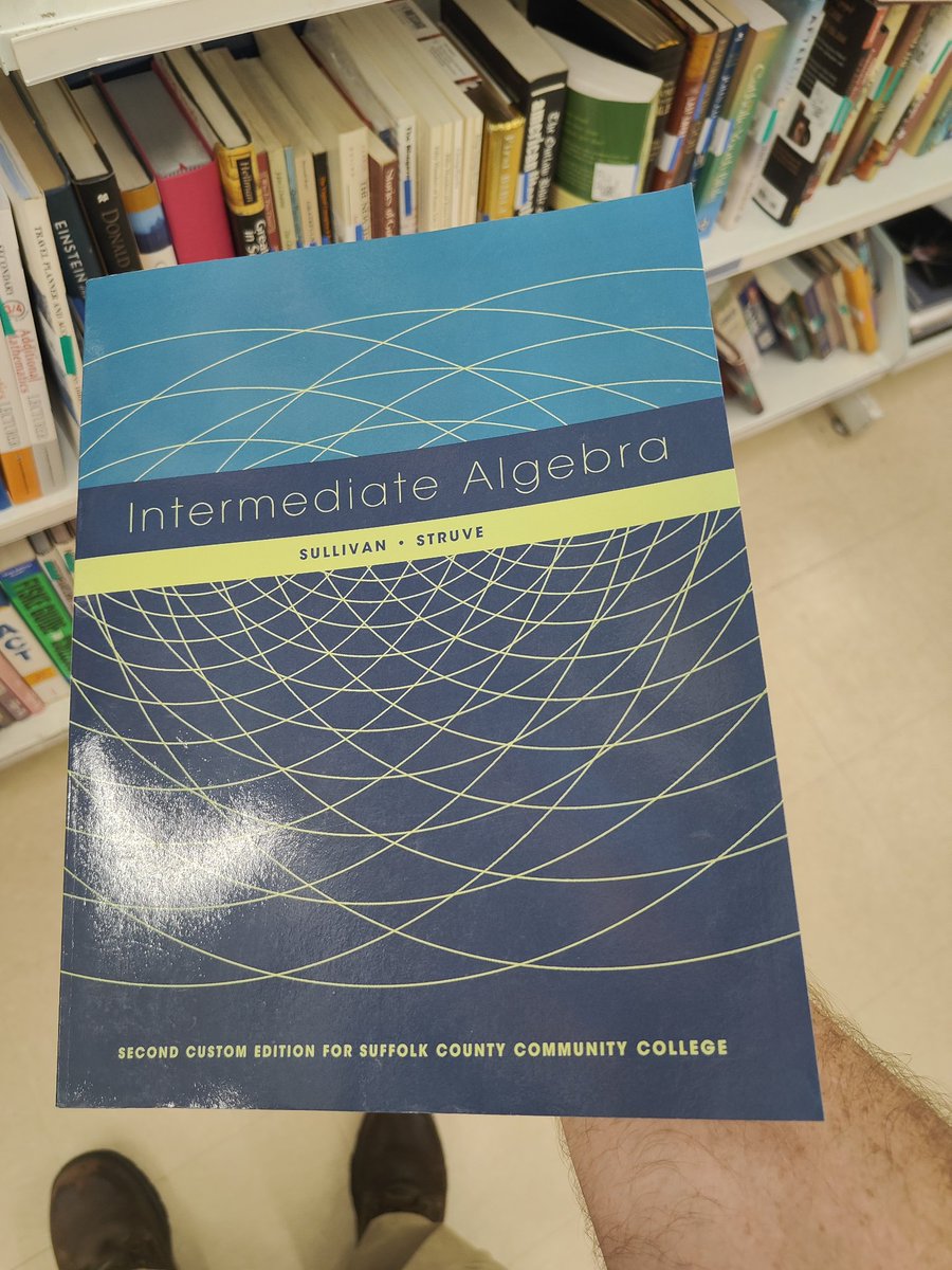 martinmrmar's tweet image. My weekend trip to a local thrift store and look what I found..... If you are new to math or haven't done any math in ages.... give these a try. We all had to start somewhere. It's never too late to start learning!