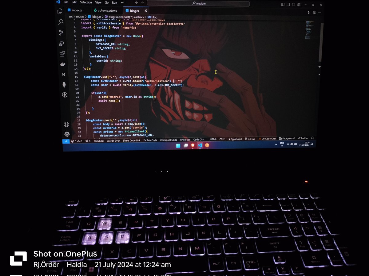 Rahul_kr_rahul's tweet image. 75 hard code:-
Day 22:-
🔗Solve 5 DSA problems. (Form
Matrix topic: medium level)
🔗Build the auth part verify using
postman of the backend
application
🔗Learn some CLI commands of
docker.
@100xDevs @kirat_tw #backend_developer #huno