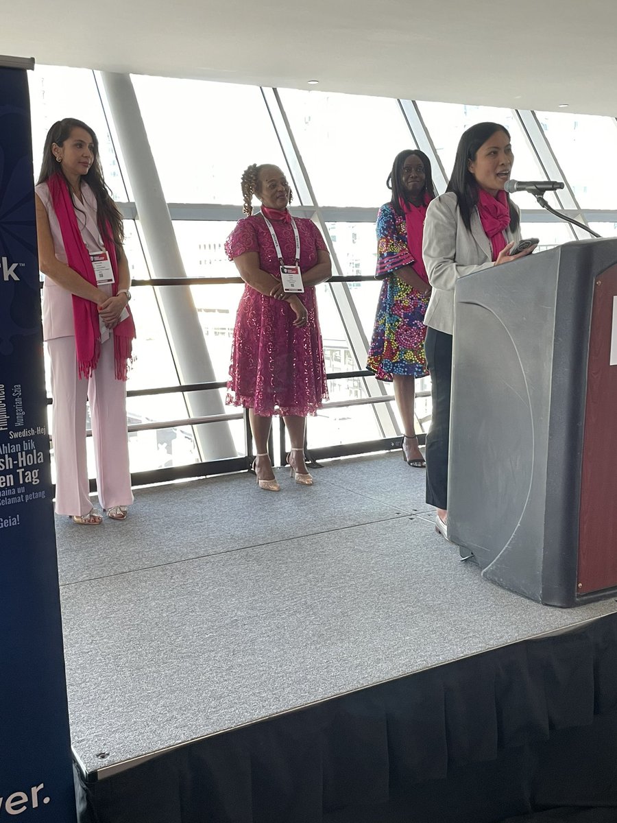 World Council of Credit Unions (@woccu) on Twitter photo The 2024 <a href="/CUwomen/">Global Women's Leadership Network</a> Scholars are speaking at the GWLN Reception at #wcuc2024. “What seemed impossible is now achievable.” - GWLN Scholar Raquel Mascariña (Philippines) The 2024 <a href="/CUwomen/">Global Women's Leadership Network</a> Scholars are speaking at the GWLN Reception at #wcuc2024. “What seemed impossible is now achievable.” - GWLN Scholar Raquel Mascariña (Philippines)