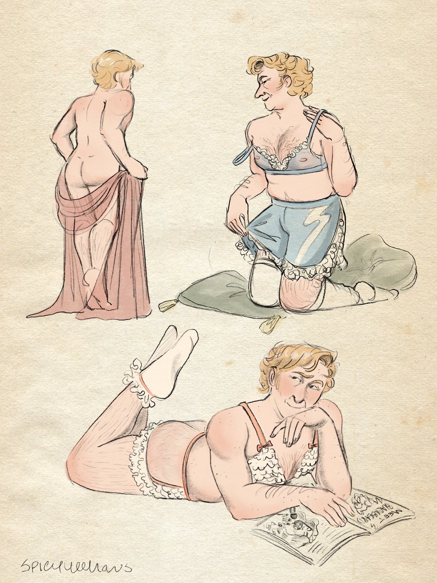 spicyyeehaws's tweet photo. he's feeling flirty 😌 #stedeinlingerie #stedeinlingerieweek @BottomStedeWeek https://t.co/Br9jTZYvPb