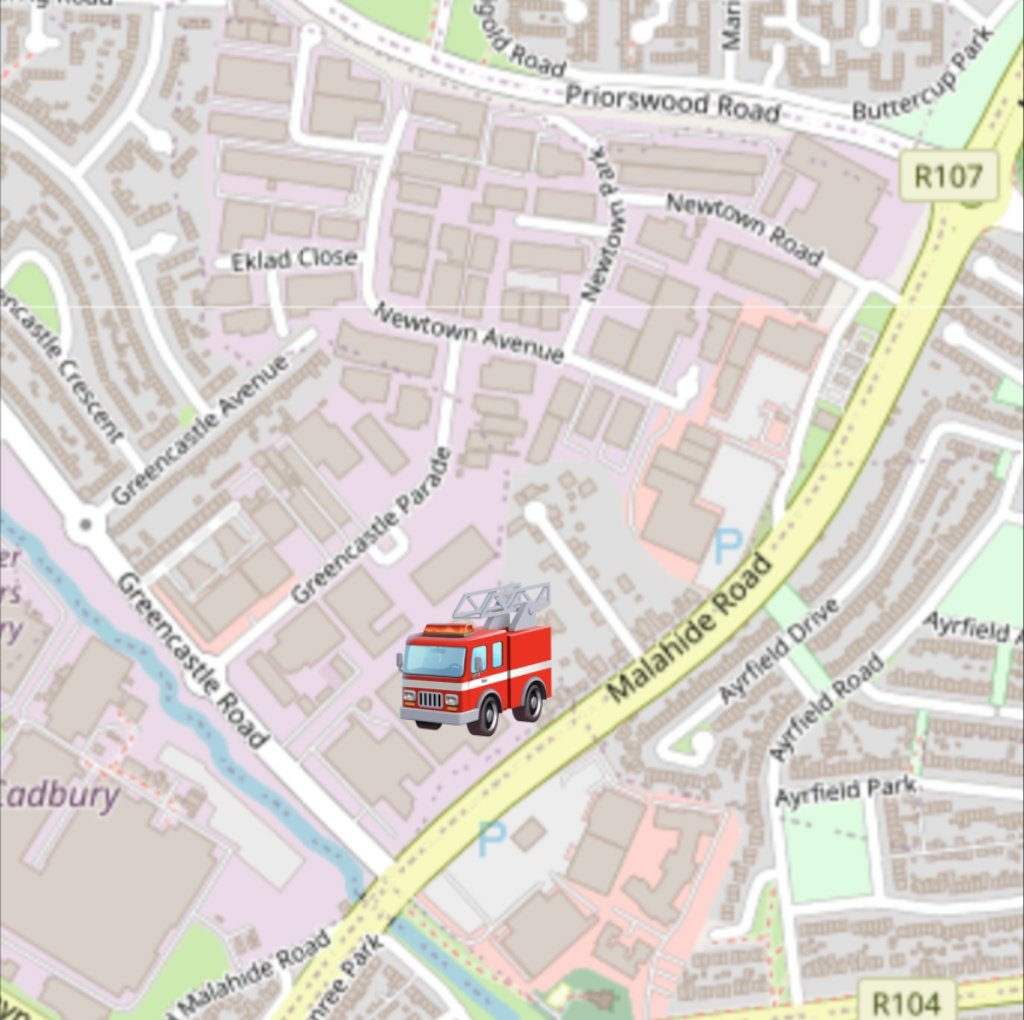 #Coolock

Two fire engines from Kilbarrack and North Strand fire stations are currently attending a fire at the former Crown paints site.

The fire is under control and firefighters are damping down. We expect to be finished soon.