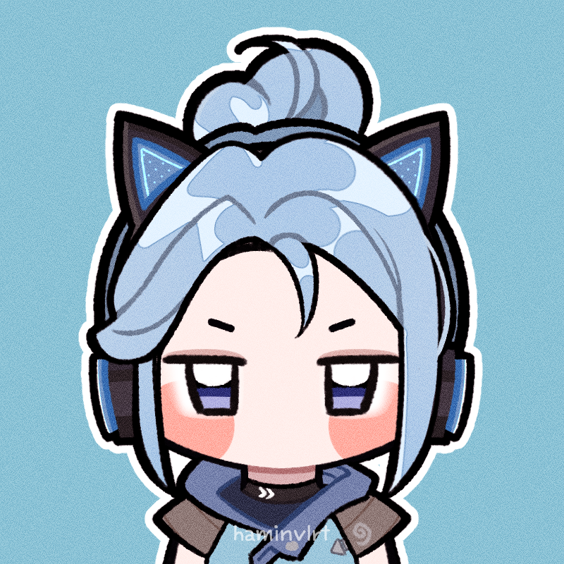haminvlrt's tweet photo. Valorant agents wearing cat ear headphone 🐱

#ValorantArt #Valorant #VALORANTfanart https://t.co/Szq5iphfMM
