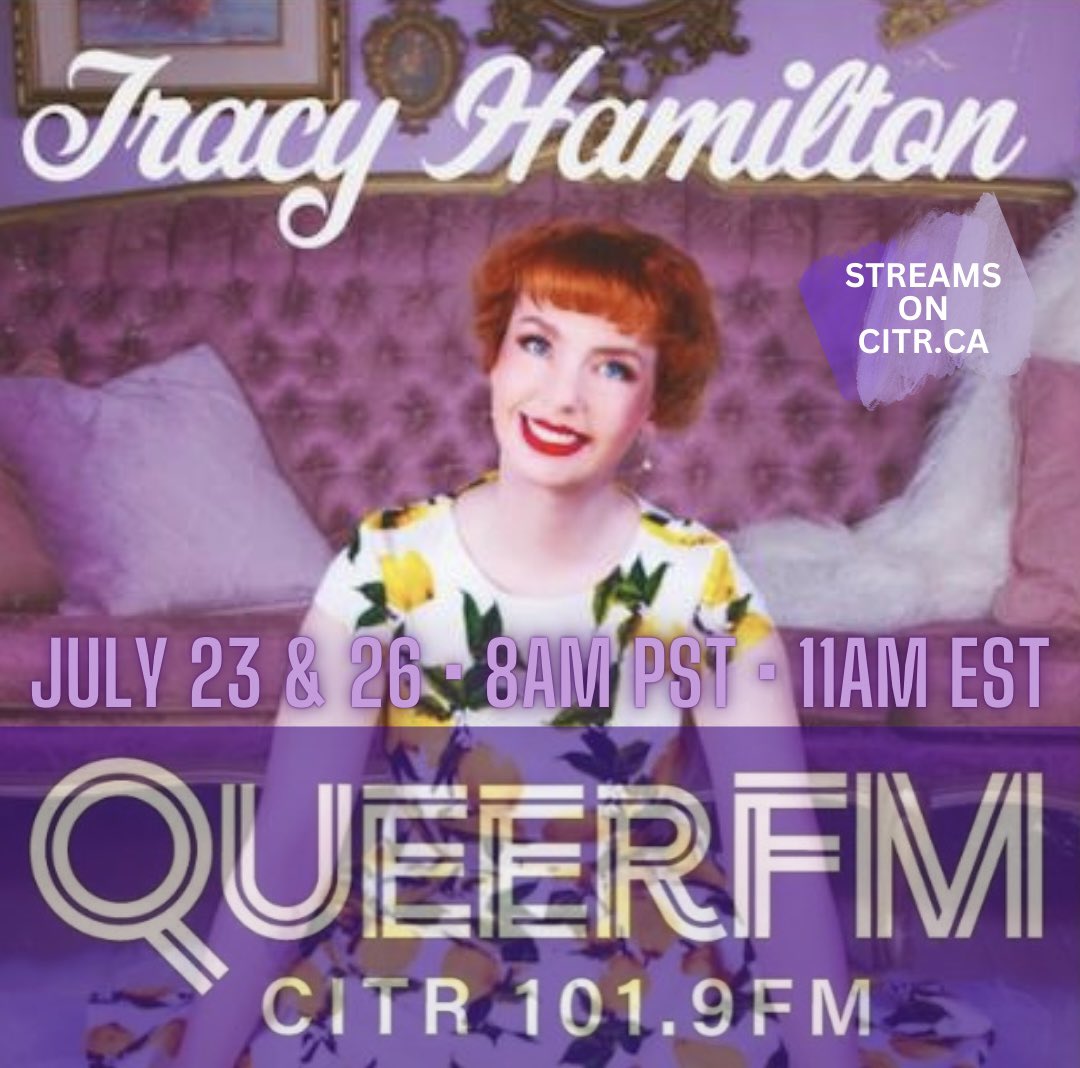QueerFMVan's tweet photo. July 23rd / 26th on @queerfm Hosts @megamouthmedia @DJDenise0477 chat with comic #tracyhamilton about their new album #HumanPerson + #LGBTQIA tunes and talk ๐๏ธ
Tune in 8am PST โข 11am EST
https://t.co/LE9ldDoU2F https://t.co/BCeYXovm49