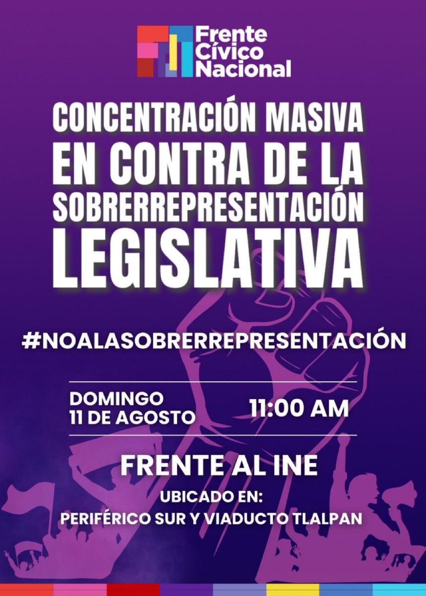 SocCivilMx's tweet photo. I N V I T A C I Ó N

#NoALaSobrerrepresentación

Somos https://t.co/iC5ZmMu86R https://t.co/czBnDlHamq