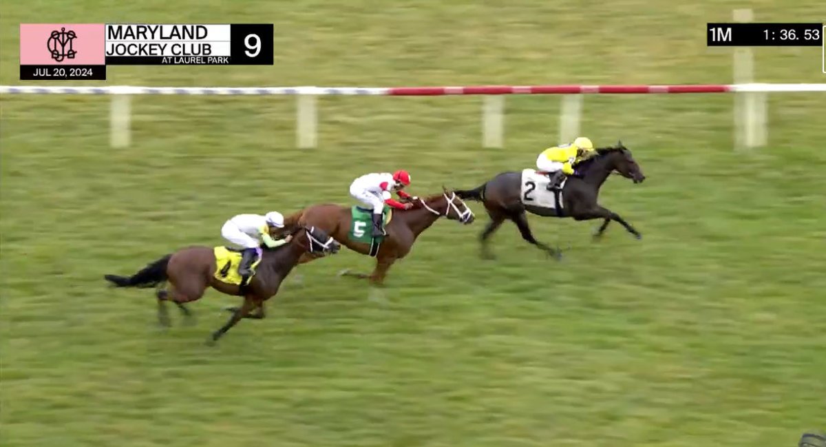 Italian Symphony triumphant in the 9th ⁦<a href="/LaurelPark/">The Maryland Jockey Club, Inc.</a>⁩ #goteam