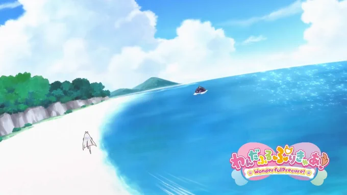 沖に行ってしまった・・  #precure 