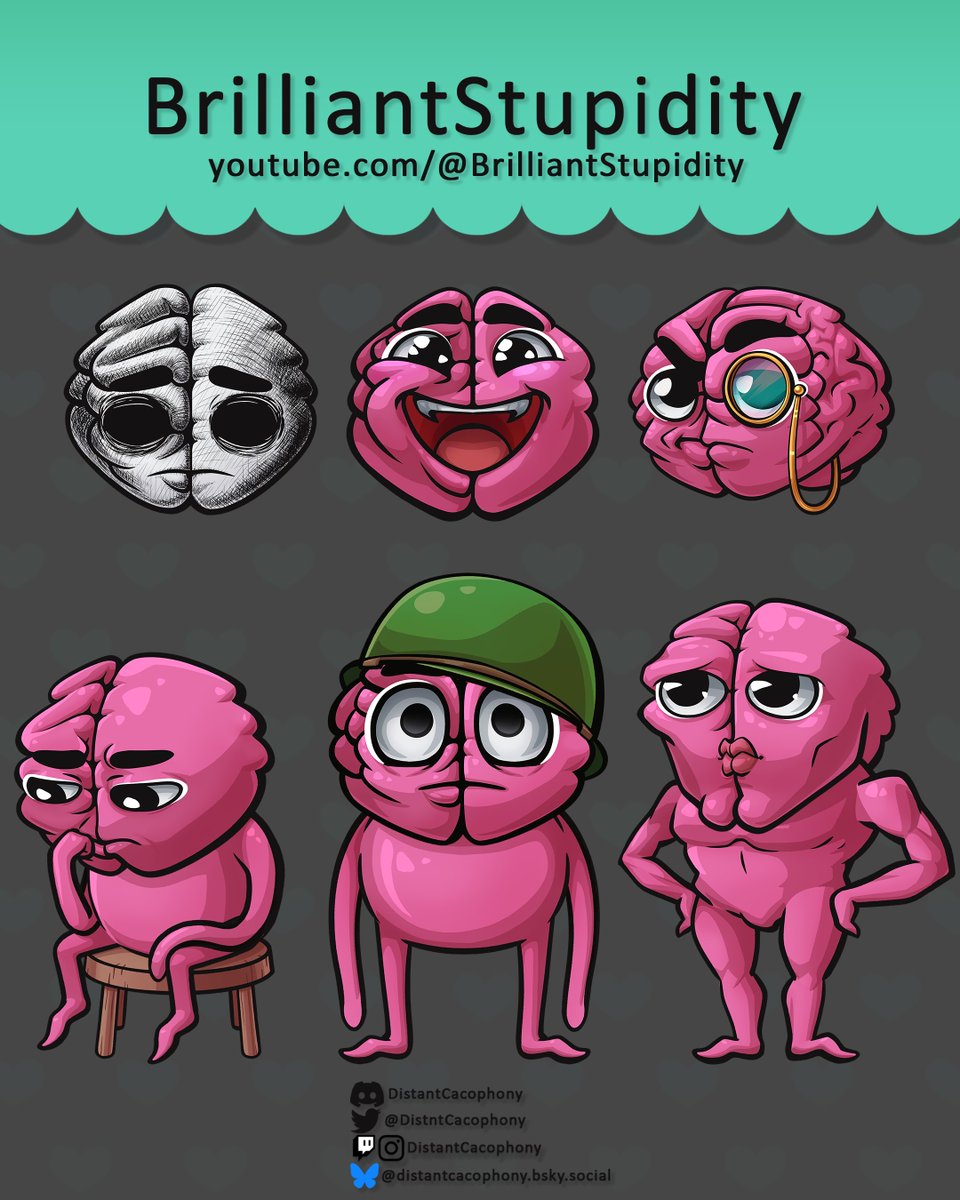 DistntCacophony's tweet photo. Another set of commissions I completed for @BS__YouTube (BrilliantStupidity) on YouTube! Additional body models and heads 😊 The animation was done using #Live2D and Photoshop for additional cleanup

#CommissionedArt #ArtCommissions #DigitalArt https://t.co/ZIxi9BUGp9