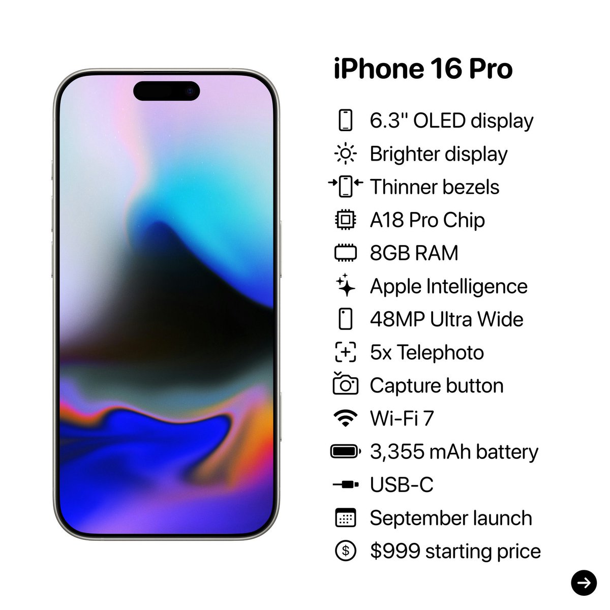 RiseWithKojo's tweet image. iPhone 16 Pro vs. iPhone 16 Pro Max 📱✨
Which one would you choose? 🤔 #iPhone16 #Apple #TechChoices