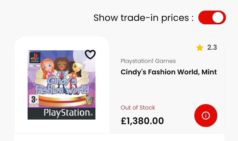 CognitiveEnzyme's tweet photo. @MissQueenVee Wow! Its insane! I mean I get someone wanting to buy maybe a classic piece of gaming memorabilia from their childhood for what they consider one of the greatest games ever made. But who’s thinking that when they spend a grand on this?! https://t.co/xNr0tVrKQq