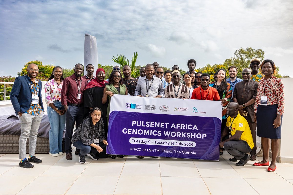 A great week of learning and fun at MRCG! With participants from over 14 African countries, it was a superb opportunity to collaborate. Thanks ⁦<a href="/AfricaCDC/">Africa CDC</a>⁩ ⁦<a href="/CDCgov/">CDC</a>⁩ ⁦<a href="/APHL/">APHL</a>⁩ <a href="/PulseNet/">PulseNet Radio</a> Africa and to ⁦<a href="/EFosterNyarko/">Ebenezer Foster-Nyarko</a> and the entire team of facilitators!
