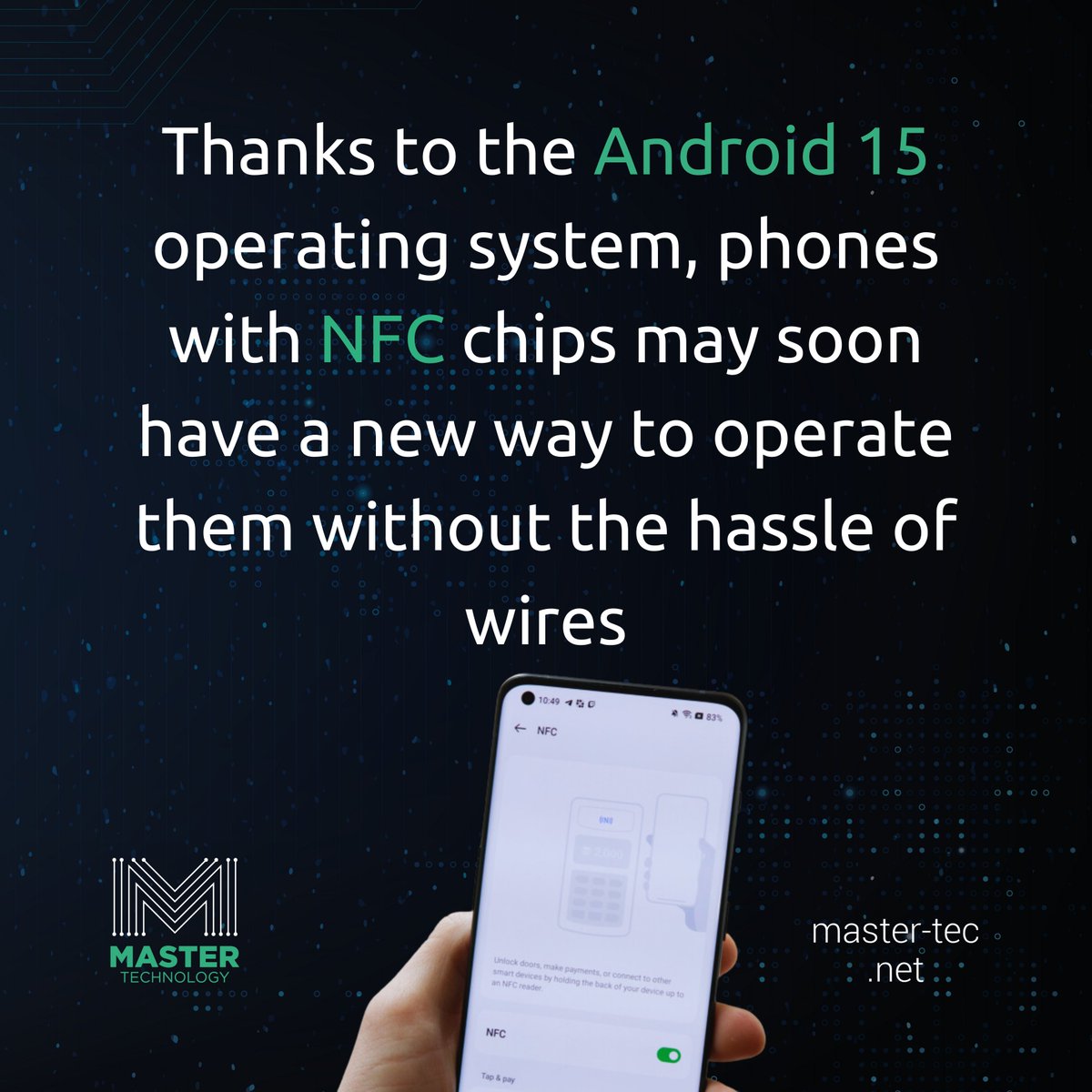 themastertecnet's tweet image. Android 15 may add #wireless_charging capabilities to phones that do not already have it
What do you think of this feature that the #Android_system will offer?
#Android #NFC_technology #phone #Android_15 #NFC