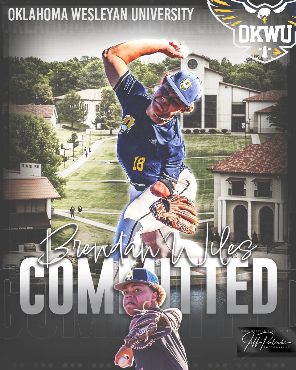 brendan_wiles's tweet photo. I’m proud to announce I will be continuing my academic and baseball career at Oklahoma Wesleyan University! I want to thank god, my family, my coaches and my friends for supporting me throughout this journey. Go Eagles 🦅! https://t.co/ItdaTQKwgF