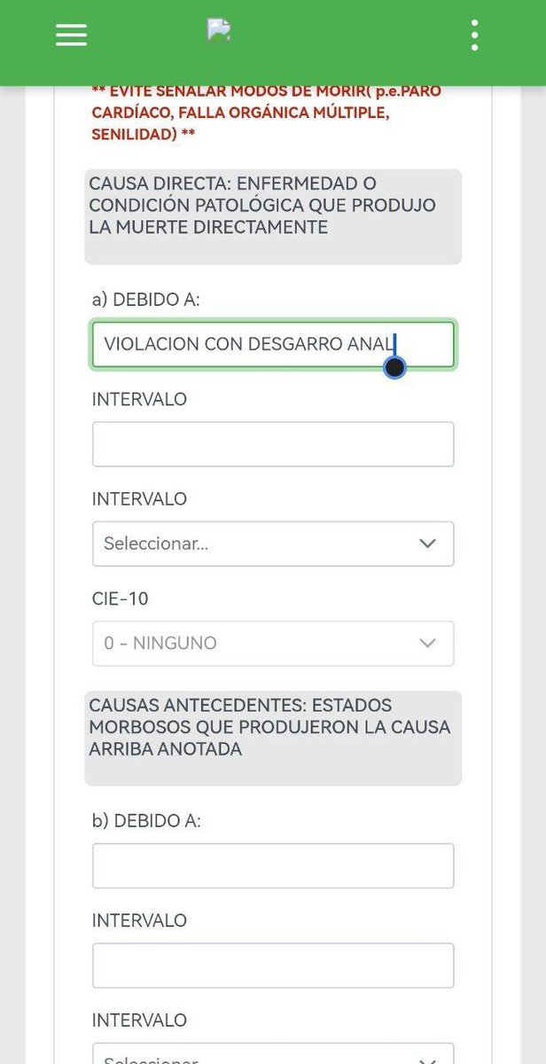 boliviahack's tweet photo. Ofertan usuarios para generar certificados de defunción #Bolivia #Breach #defuncion https://t.co/FnjAv1mJks