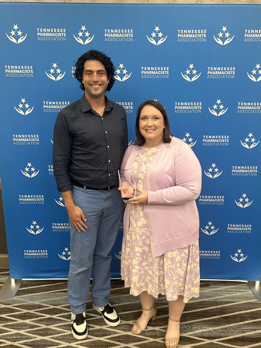 LipscombPharmD's tweet photo. Congratulations to Dr. Sarah Uroza on being named the 2024 @TNPharmacists Student Advocate Award Winner! https://t.co/Ex8BbrMuvS