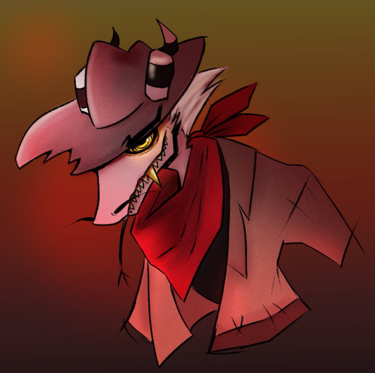 FunBugFact's tweet image. I draw striker #HelluvaBoss #Striker