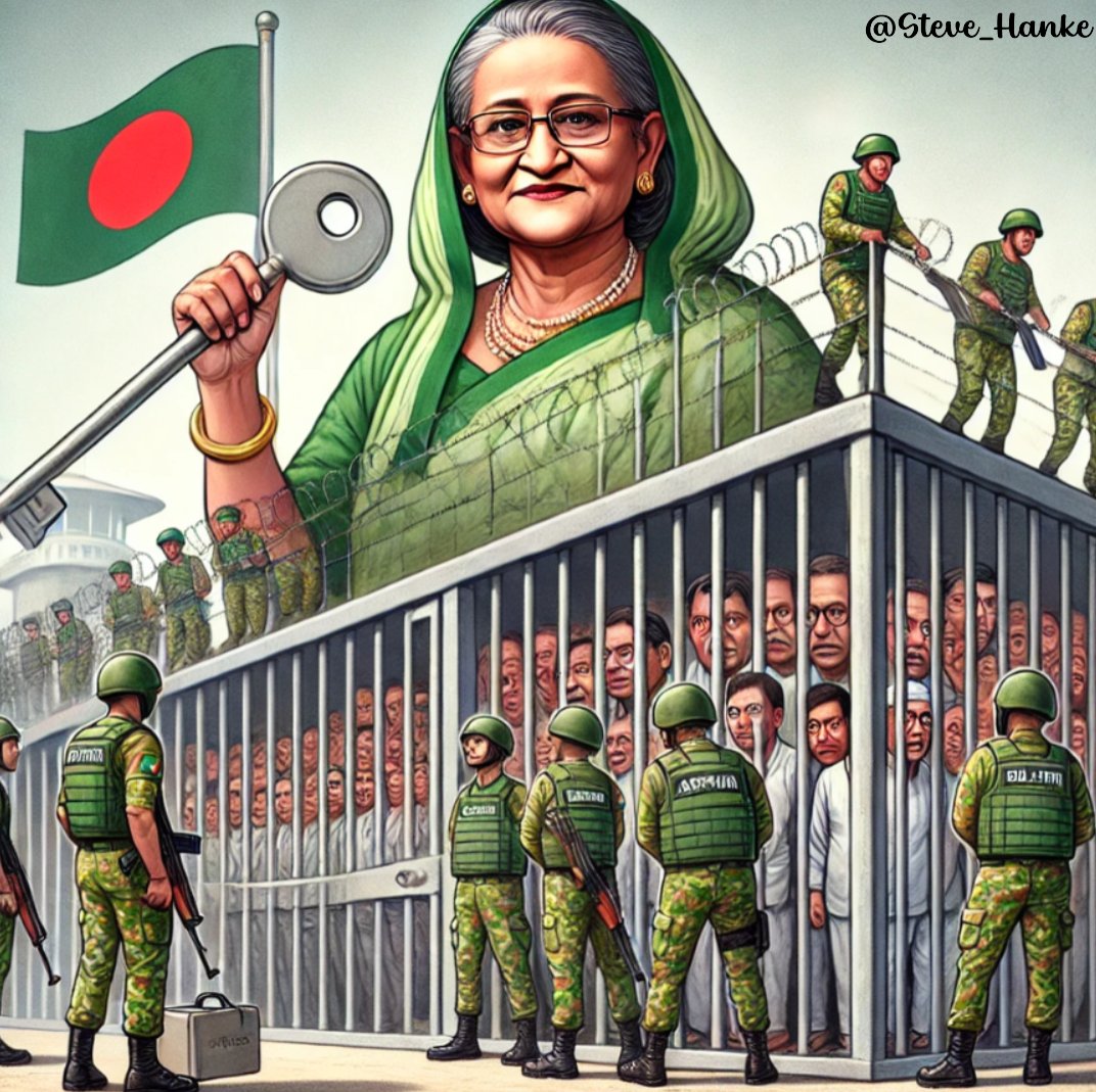 Under PM Sheikh Hasina's AUTHORITARIAN rule, Bangladesh imposes a curfew with a SHOOT-ON-SIGHT order for protestors demanding the end of government job quotas favoring members of Hasina's party.