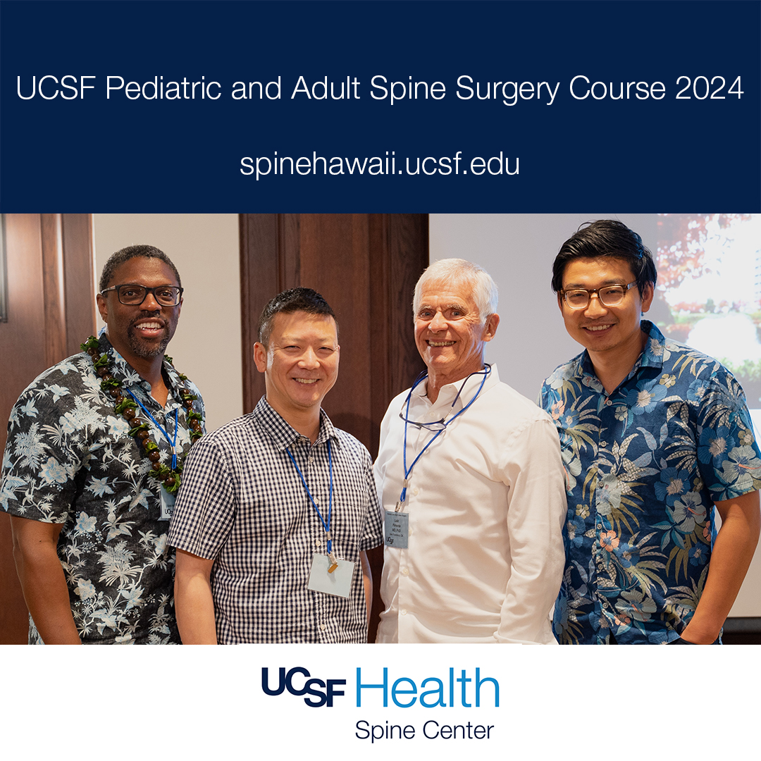 UCSFOrthosurg's tweet photo. 🌴 Aloha from Waikiki Beach!  UCSF Spine Center @UCSFOrthosurg @NeurosurgUCSF @QueensHealthHI    wrapped an amazing 2024 UCSF Spine Surgery Course with 130+ spine experts. Huge thanks to Dr. Richard Feller, Dr. Kuniyoshi Abumi + Dr. Luiz Pimenta for inspiring insights.  Mahalo! https://t.co/WlCyUAaWJm