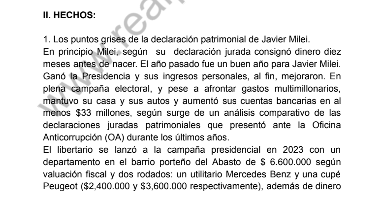 MartnPeiretti1's tweet photo. ❎⛔️🚨Lo que ocultan. Javier Milei tiene una denuncia penal por enriquecimiento ilícito y falsificación de documentos públicos. Milei fue denunciado por un incremento del 155,9 % en su declaración patrimonial, en apenas 7 meses de gobierno. Tambien falsificó su declaración jurada https://t.co/fbMSZKqQ5e