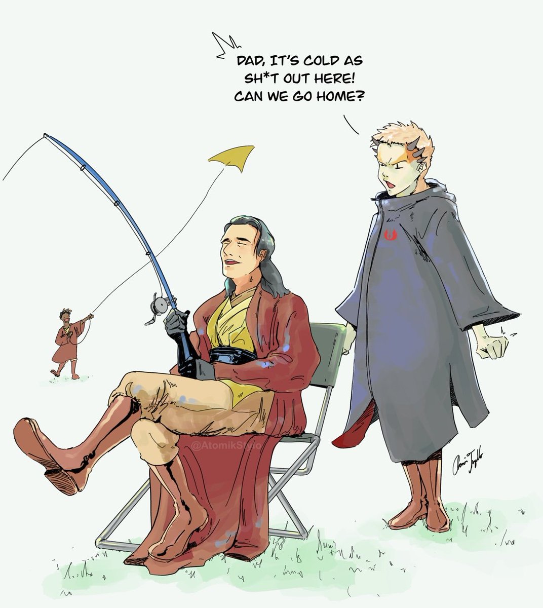 AtomikStylo's tweet photo. I like to imagine this is how Sol spent most of their Jedi missions
#StarWars #Acolyte https://t.co/nLGldYcIwB