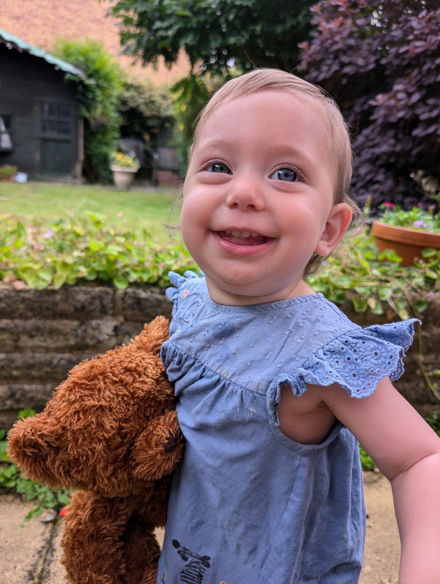 best estella thing right now: after passing you a toy, she says "good girl" to herself 🥹🥹