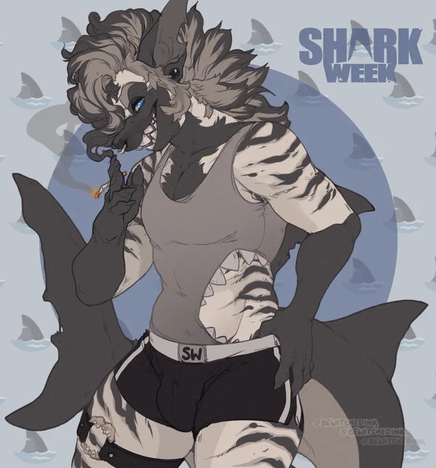   SHARK COMMS  250 • One Week Only • Multi SlotsSummer of the Shark begins! Have any OC (or yourself) transformed into a Sharky version of themselves~ Hip-Up Flat ColoredCOMMENT "CLAIM" BELOW if INTERESTED     R•Ts always appreciated!  