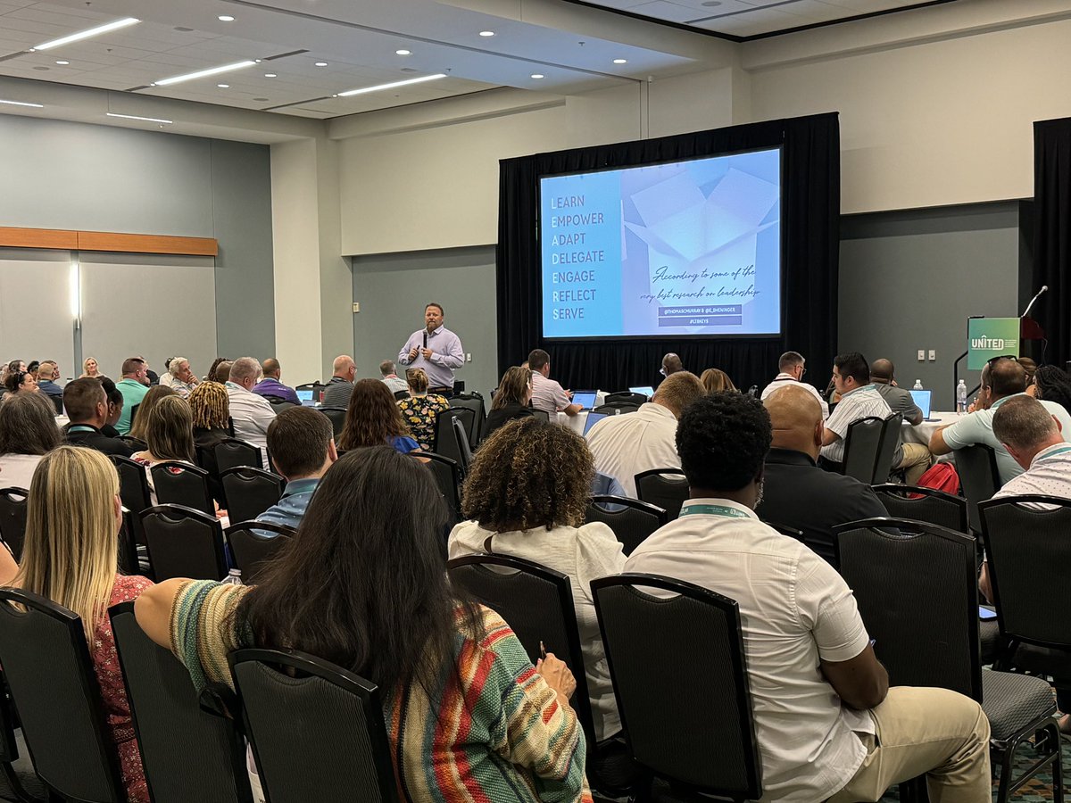 thomascmurray's tweet photo. What a week!!!
Thanks to @NASSP, @NAESP, Eastern Hancock Schools, @FWCommSchools, and @NorwalkSchools for having me!! No better way to kick off this summer’s speaking events! #PrincipalsUnited #JoyJam2024 #Ignited24 https://t.co/Qnzd6O1VIV