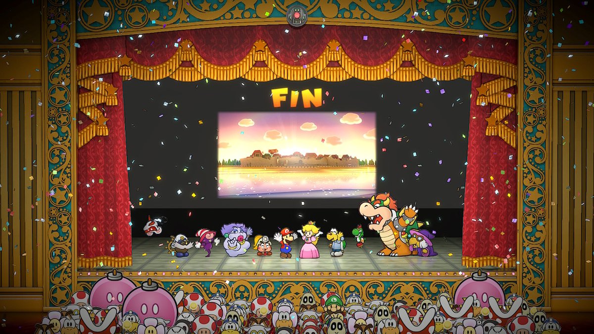 Chourryx's tweet photo. Etape 2 du marathon Paper Mario achevée avec celui considéré comme le meilleur de la saga ! Très proche de l'opus N64 dans sa structure et son gameplay, mais il fait tout en mieux https://t.co/KhqztMnXfj