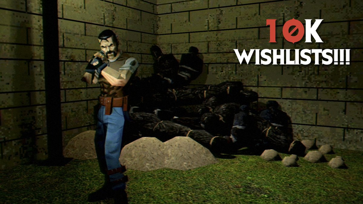 We've already reached 10K wishlists!!! Thanks to everyone who has made this possible.

Let's aim for 20K!!!

#indiegame #survivalhorror #madewithgodot