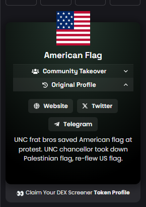 AmericaFlagCoin's tweet photo. How it Started vs How it's Going

Hello Fellow Patriots 🇺🇸,

We are the Official Twitter of The American Flag coin on Solana. It started out rough, the original dev was a scam, but like the true Americans we are, our community stood strong for it's $FLAG and continue to carry it forward. 

Similar to our Founding Fathers, we dream to make our nation proud. This is just the start and welcome those who stand with the 🇺🇸 to join our community today.

ca: 
7WbUyG6ZDxdUS3oUQn6HZfuAWf8CyccP5FxBQL7xJg1d

If you don't have crypto, a simple like and retweet goes a long way.  

Love Your Country's,

Flag

#sol #solana #crypto