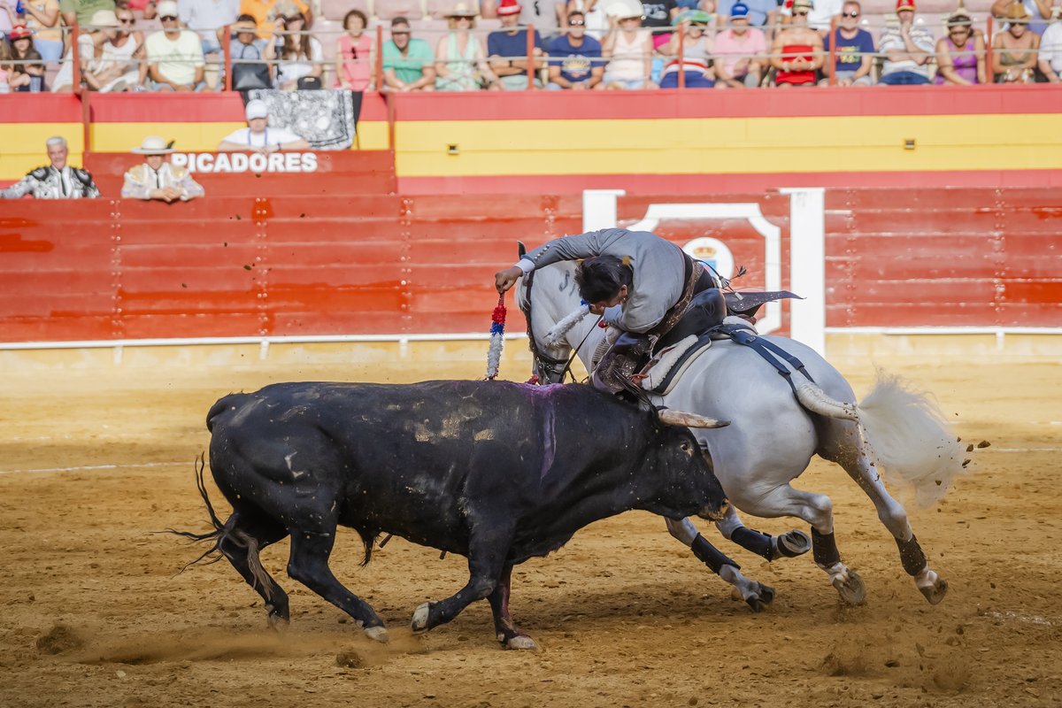 Puerta grande Diego Ventura, Daniel Luque y Juan Ortega en la Feria de Santa Ana de Roquetas de Mar