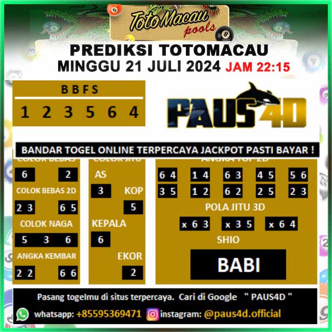 prediksi toto macau