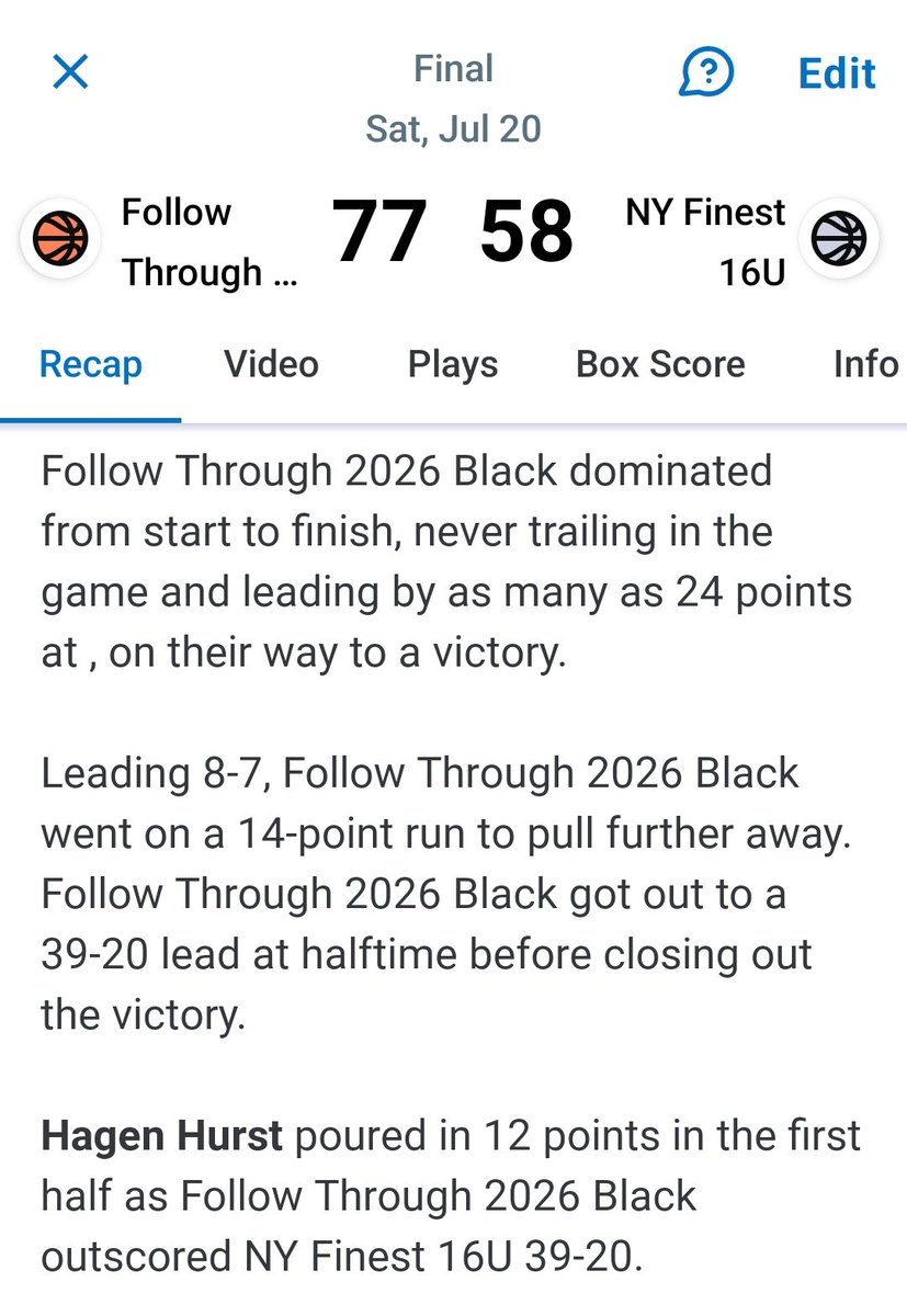 Follow Through SA tweet media