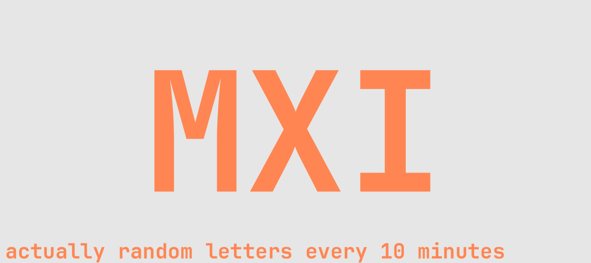 AnyRandomChars's tweet photo. MXI https://t.co/HBeA4xbjXJ