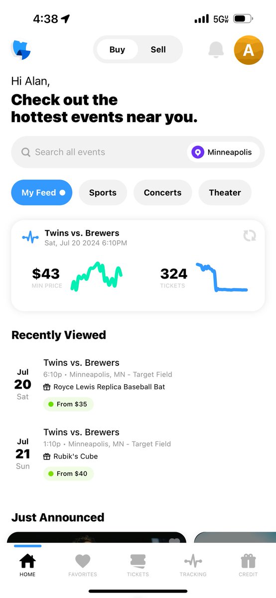 Y’all ever gamble on tickets? 324 tickets on resale and the game starts in an hour and a half. Are all these people cool with just burning a ticket? I can wait to the last second or just not go.