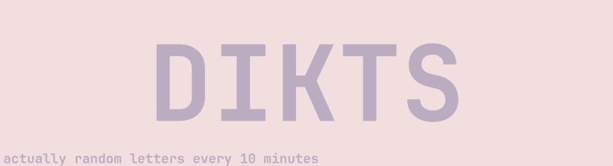 AnyRandomChars's tweet photo. DIKTS https://t.co/XC3OIbzSie