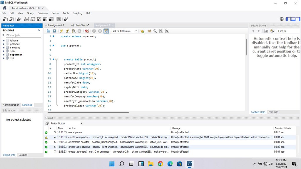 Eegbara_bright's tweet photo. SQL is such a beauty 

Here is my second MySQL codes where I Learnt how to create Tables in respect to their data types  😊
#Datafam 
#dataanalytics 
#MySQL https://t.co/UZ55l4fHH6