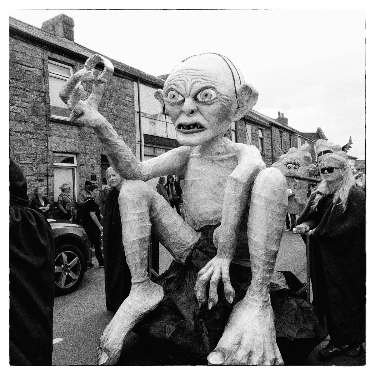 RogerDriscollBW's tweet photo. St Just Lafrowda Day 2024. Please like my precious photo. #bnw #bnwphotography #blackandwhite #blackandwhitephotography #monochrome #stjust #cornwall #lafrowda https://t.co/TKktUB4P9o
