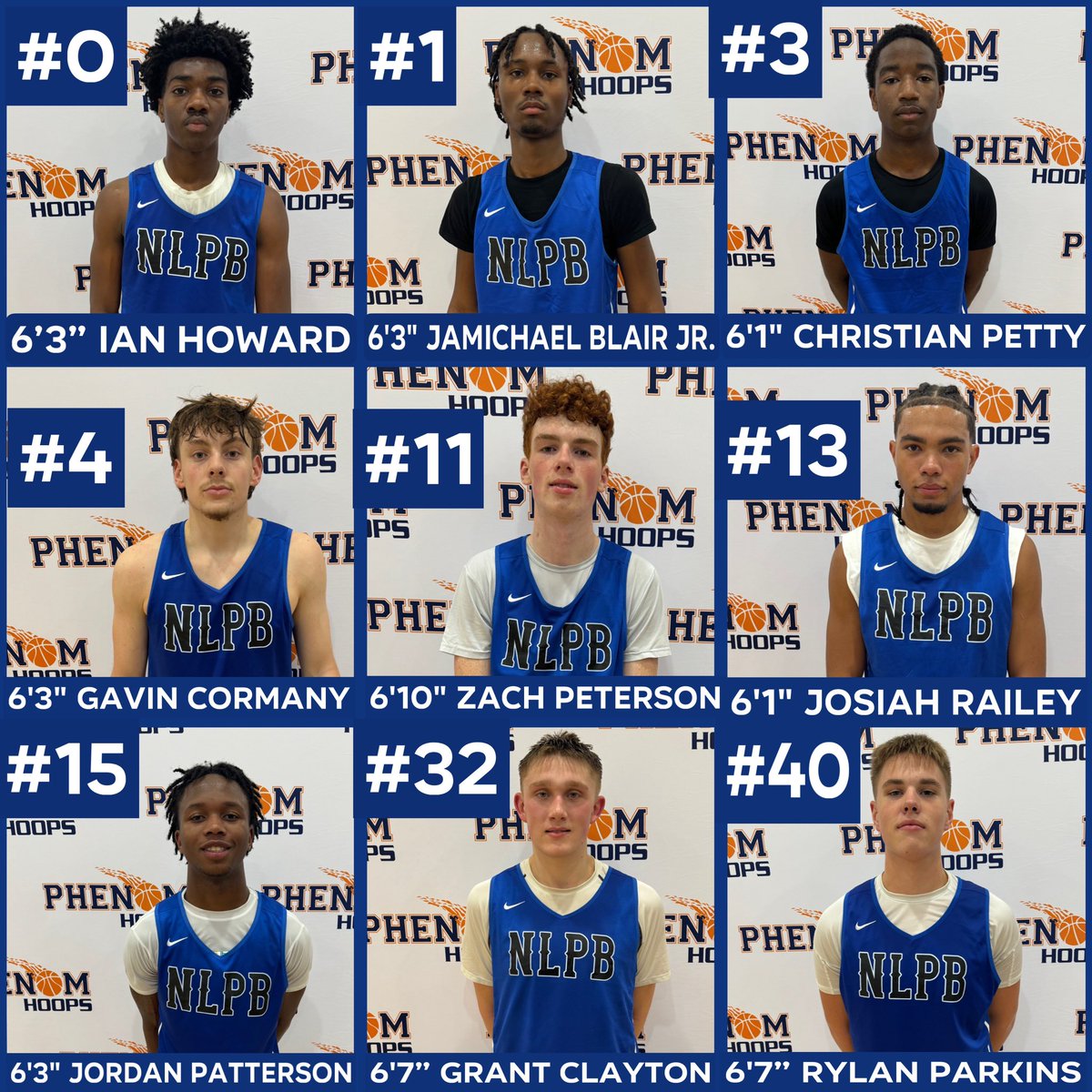 College Coaches thank you for watching us play this weekend at <a href="/Phenom_Hoops/">Phenom Hoop Report</a> Here is a list of Next Level Prospects: 
<a href="/ianhoward15/">ian howard</a> <a href="/JamichaelJr/">jamichael blair jr</a> <a href="/thecpetty01/">Christian Petty</a> <a href="/gavin_cormany/">Gavin Cormany</a> <a href="/zach_peterson33/">Zach Peterson</a> <a href="/JosiahRailey/">Josiah Railey</a> <a href="/JordanPatt3/">Jordan Patterson</a> <a href="/g_clayt0n/">Grant Clayton</a> <a href="/RylanParkins/">Rylan Parkins</a>
Coach : <a href="/Jacob_Senyo/">Coach Senyo</a> 
#NLPB 📈📈📈📈📈