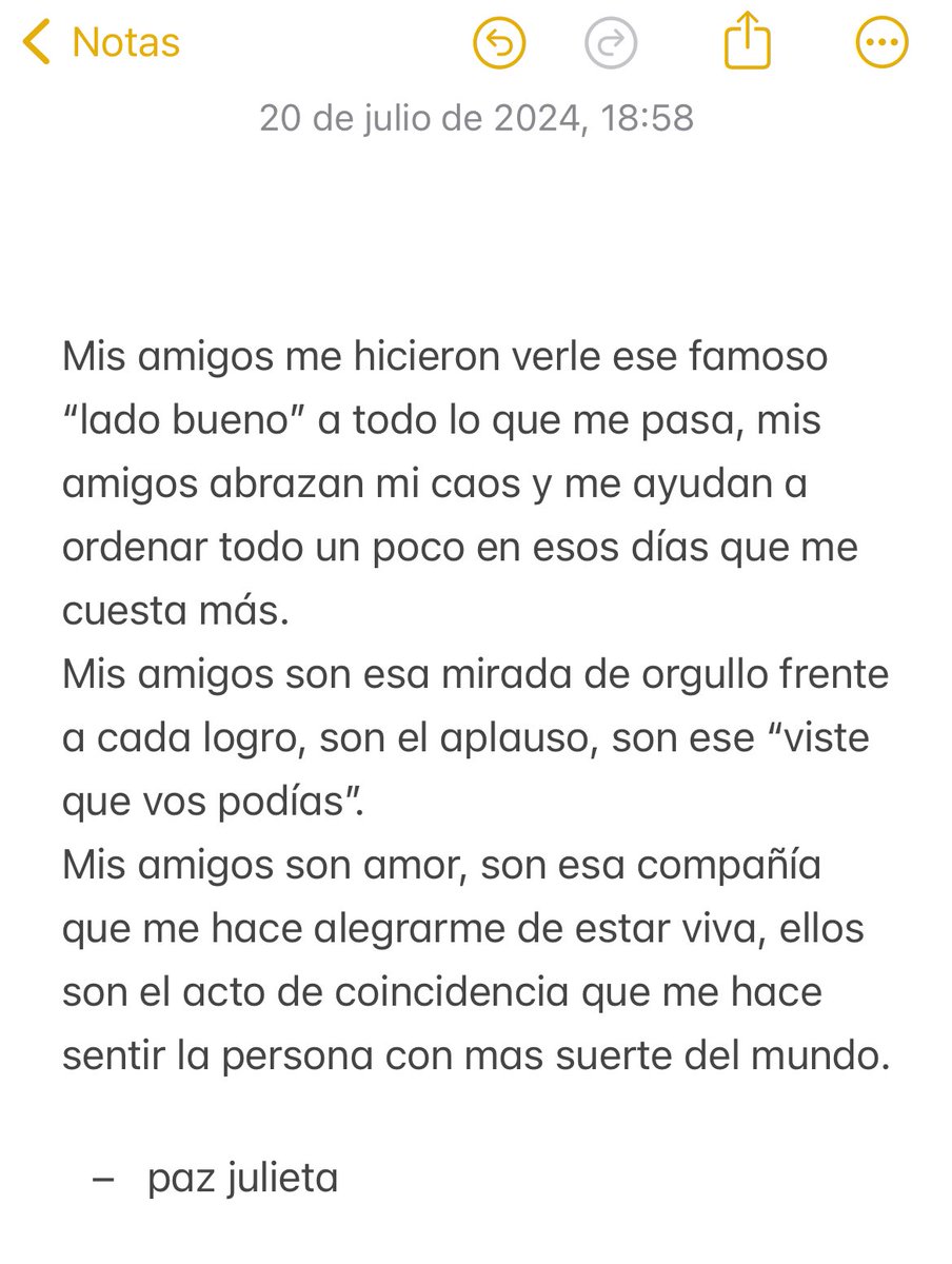 “Hoy los celebro a ustedes”