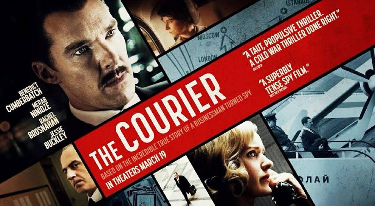 SaveRedlandLibr's tweet photo. 11:05pm TODAY on @BBCOne 

The 2020 #ColdWar #Espionage #Thriller film🎥 “The Courier” directed by #DominicCooke &amp; written by #TomOConnor. 

🌟#BenedictCumberbatch #MerabNinidze #RachelBrosnahan #JessieBuckley #AngusWright https://t.co/OC8c9wENgN
