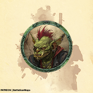 BattleScarMaps's tweet photo. Goblins fear no one! Download this player token now at https://t.co/mgS8bRoyW4

#Dnd #5e #dungeonsanddragons #tabletop #battlemap #dndbeyond #roll20 #fantasygrounds #map #digitalmap #patreon #token #digital #player #goblin https://t.co/b0vem8nClD