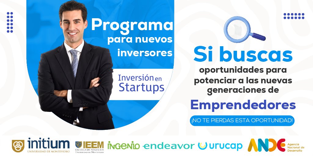 ¡Atención nuevos inversores! 🗣️⬇️

¿Están listos para impulsar el futuro del ecosistema emprendedor? 

Inscríbete ahora 👉 lnkd.in/dX4cgSqt

#InversiónStartups #Emprendedores #Oportunidad