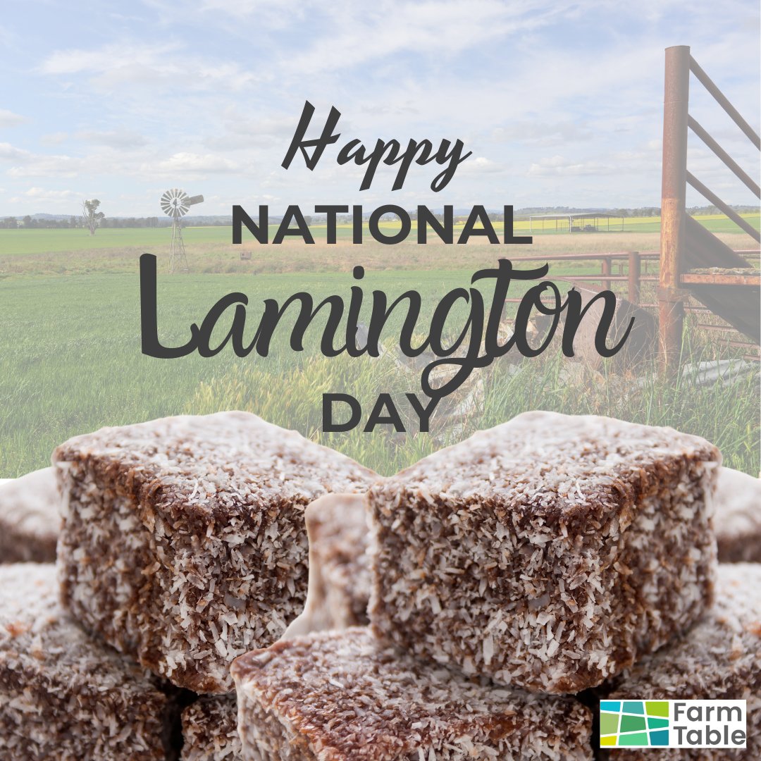 🍫 Happy Lamington Day! 🇦🇺
From the wheat in the flour to the eggs, butter, and milk, every ingredient in a lamington tells the story of our hardworking farmers and the vibrant agricultural community that supports our nation's food supply.

#ausag #agchatoz #farmtable