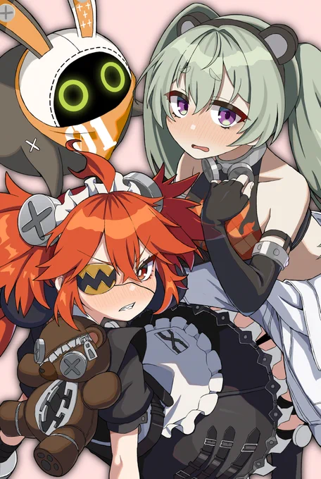クレタちゃんちカリンちゃんの衣装とっかえました #ゼンゼロ #ゼンレスゾーンゼロ   #zzzero 