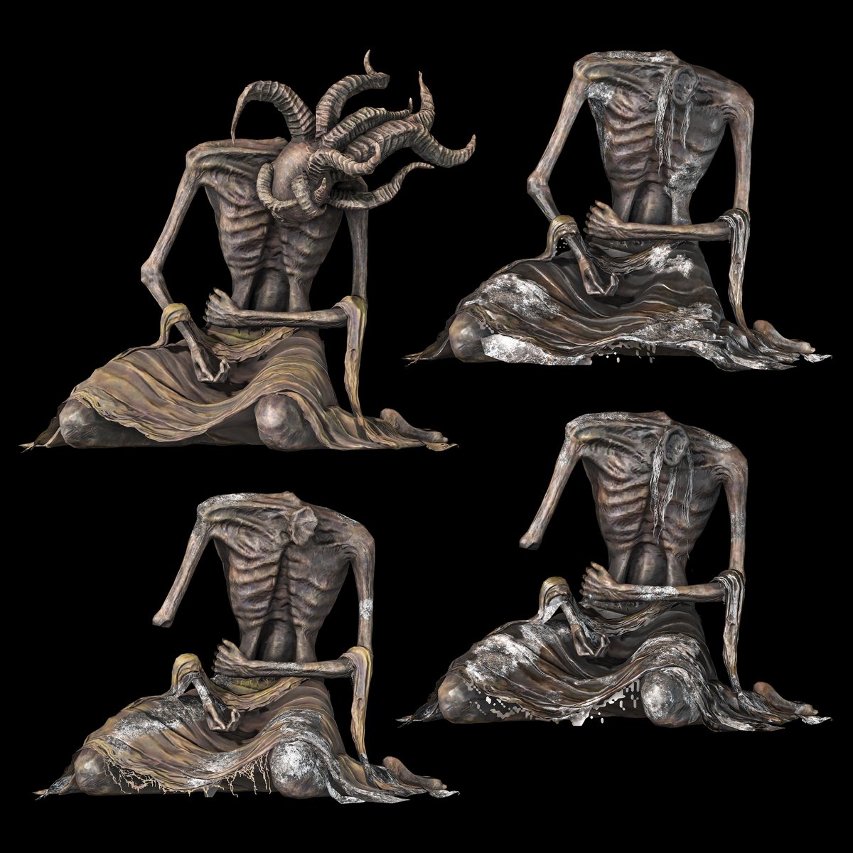 zlofsky's tweet photo. The Withered Corpses
角人の遺体(土地神)
#ELDENRING #エルデンリング https://t.co/C6gcRNSMbX